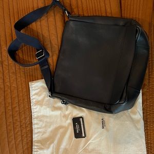 Navy Shinola Messenger Bag